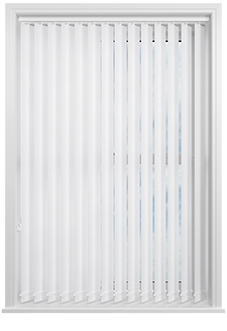 Solento (Blackout), Vogue White - Vertical Blind